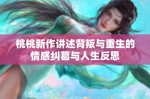 桃桃新作讲述背叛与重生的情感纠葛与人生反思