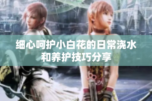 细心呵护小白花的日常浇水和养护技巧分享