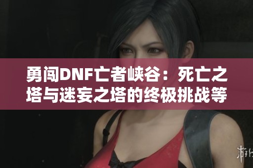 勇闯DNF亡者峡谷：死亡之塔与迷妄之塔的终极挑战等你来战