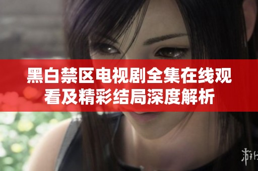 黑白禁区电视剧全集在线观看及精彩结局深度解析