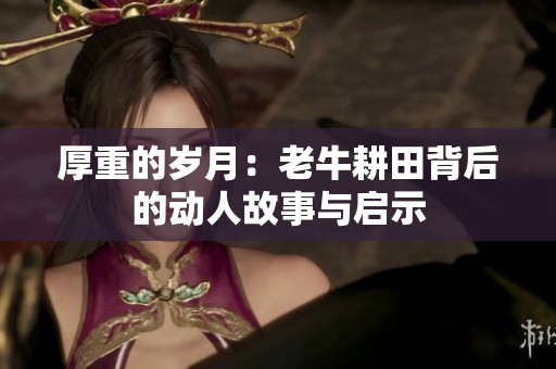 厚重的岁月：老牛耕田背后的动人故事与启示