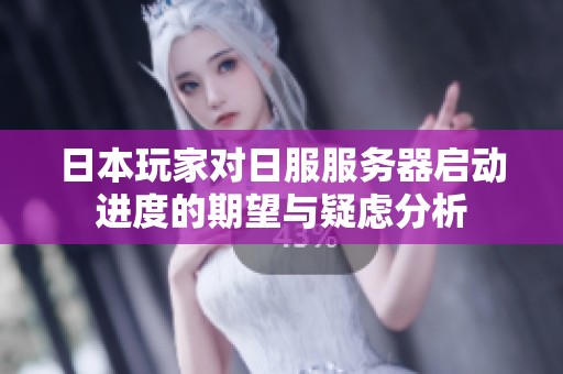 日本玩家对日服服务器启动进度的期望与疑虑分析
