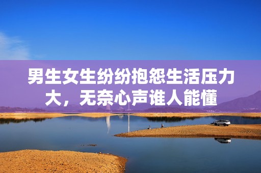 男生女生纷纷抱怨生活压力大，无奈心声谁人能懂
