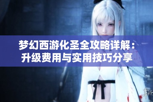 梦幻西游化圣全攻略详解：升级费用与实用技巧分享