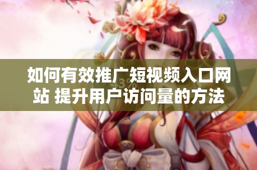 如何有效推广短视频入口网站 提升用户访问量的方法与策略