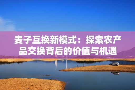 麦子互换新模式：探索农产品交换背后的价值与机遇