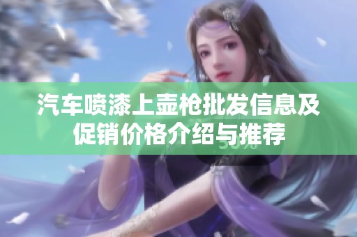汽车喷漆上壶枪批发信息及促销价格介绍与推荐